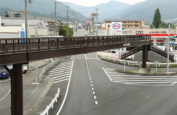 歩道橋塗装工事 