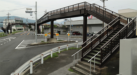 歩道橋塗装工事 